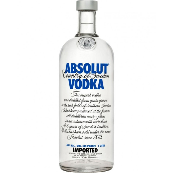 ABSOLUT BLU VODKA CL.100